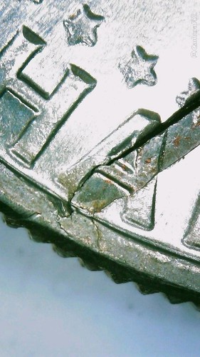 1971 Kennedy Half Dollar Mint Error Retained Lamination Peeling Rev, Mint Error. - Picture 16 of 17
