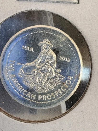 2012 American Prospector 1g .999 Fine Silver Round - Rising Sun Bullion