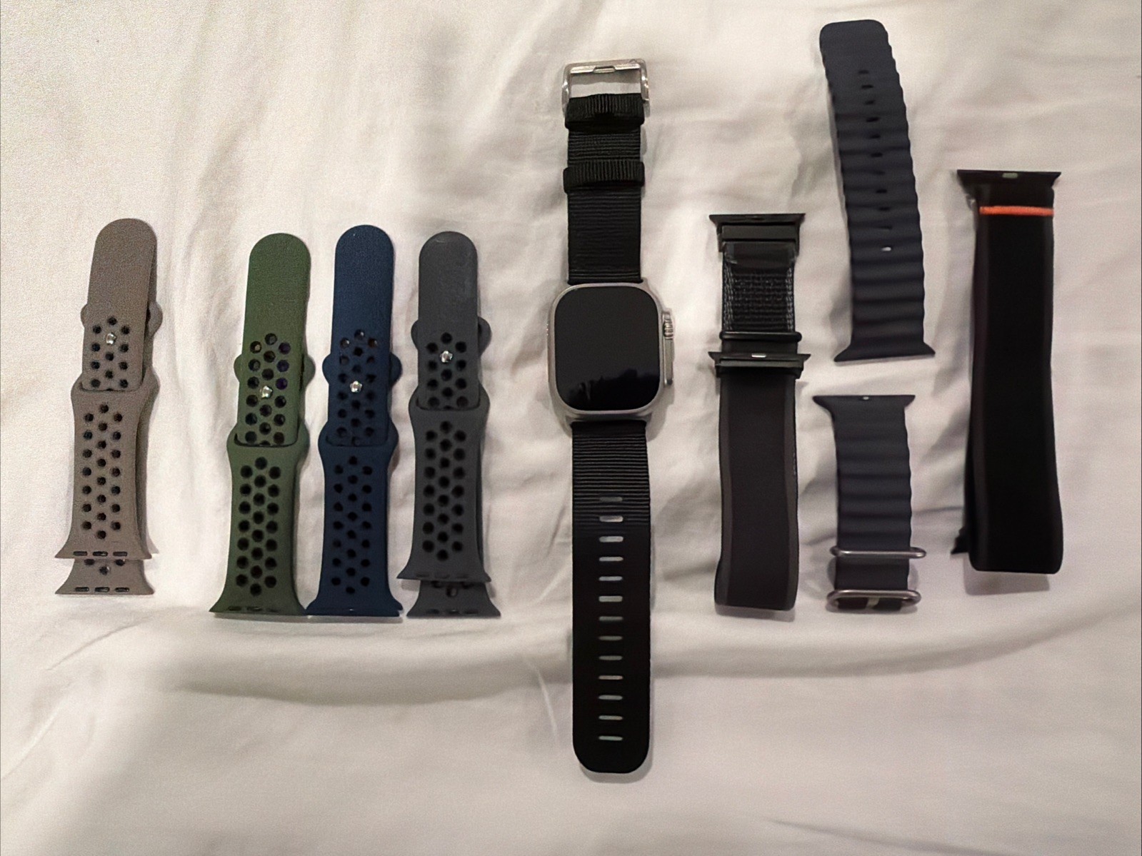 Apple Watch Ultra 2  49mm Titanium Case with Several Straps (GPS + Cellular)-image