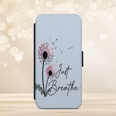 Inspirierendes Zitat Pusteblume Handyhülle iPhone Samsung Pixel Flip Wallet Cover