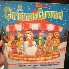 A Christmas Carousel Children's Bible Hour Vinyl LP Holiday Christmas ZLP 3083