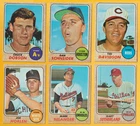 15  1968  TOPPS LOT   EX+/EXMT/NRMT  lite tip wear-no creases  SEE SCANS