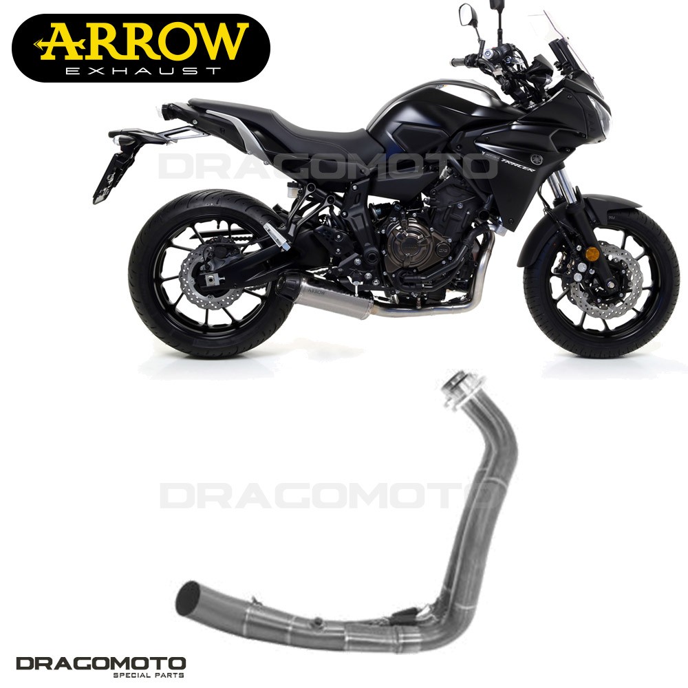 Collecteur moto ARROW Tracer 700 libérant la puissance et le couple du moteur RC