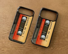 Awesome Transparent Mix Cassette Tape Volume iPhone 2D TPU Rubber Case