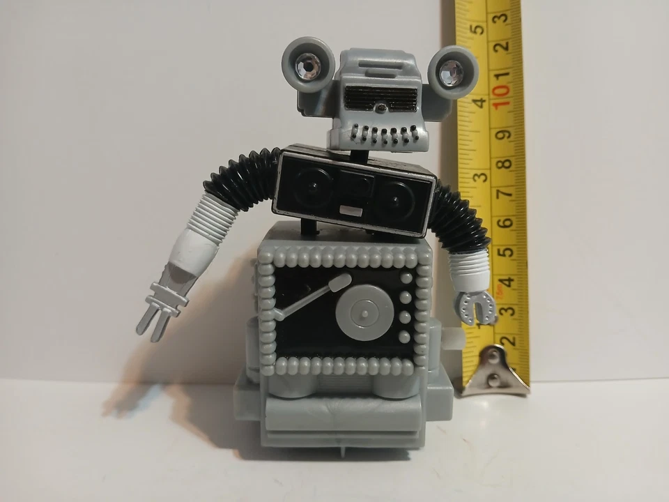 Винтажная фигурка робота Pee Wee's Playhouse Conky Wind Up 6 дюймов спичечная коробка 1988 - Изображение 2 из 4