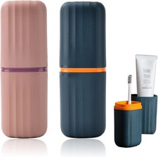 Travel Toothbrush Cup Case, Portable Toothbrush Holder Case for Traveling,