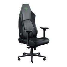 Iskur V2 NewGen Gaming Chair, Black / Green, EPU Leather, 2D Armrests, High Dens