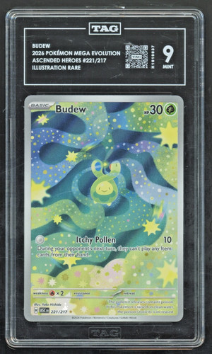 Budew graded TAG 9 for sale on eBay