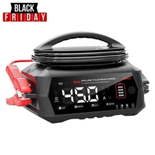 45-Amp Battery Charger, 6V/12V/24V Lithium,Lifepo4, Lead Acid Battery Maintainer