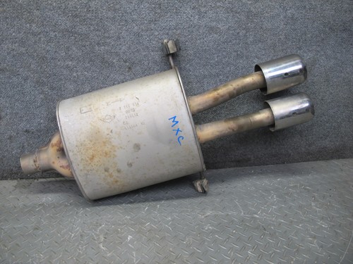 09-13 MINI COOPER S R56 R57 R58 R59 REAR EXHAUST MUFFLER W TIPS 2756514 OEM - Picture 1 of 12