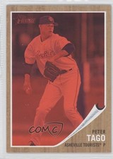 2011 Topps Heritage Minor League Edition Red Tint 498/620 Peter Tago #31 2u3
