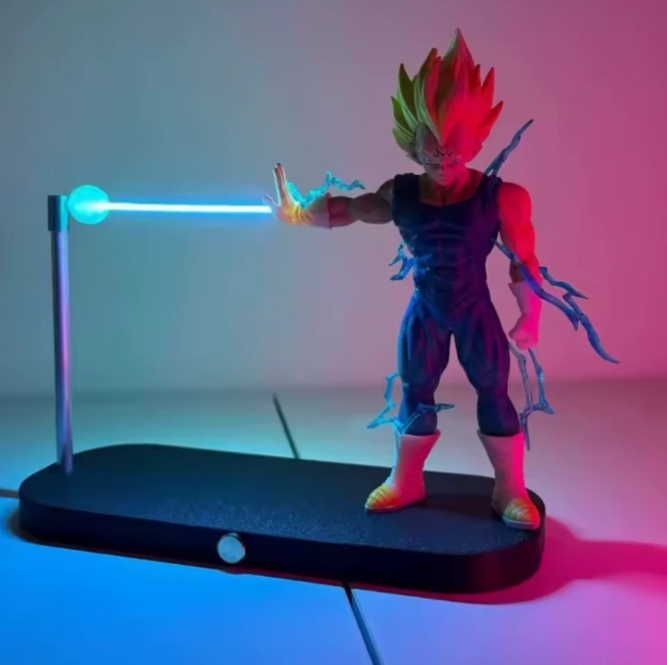 Dragon Son Goku Vegeta Lampe Kamehameha Magnetisch LED Nachtlampe - Bild 4 von 4