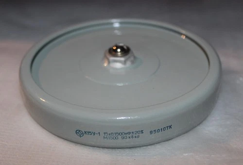 1500pF 15kV K15U-1 High Voltage Disc Ceramic Doorknob Capacitor K15Y-1