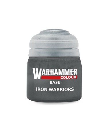 Warhammer Colour Base: Iron Warriors 12ml Tabletop Modellbau Farbe