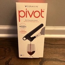 Coravin Pivot+ Wine Preservation System Black Aerator Bag No Argon Capsules