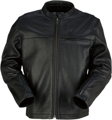 Z1R Munition Leather Jacket Black Fits XL 2810-3484 - Premium Cowhide Motorcycle