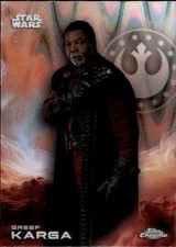 2025 Topps Chrome Star Wars Greef Karga