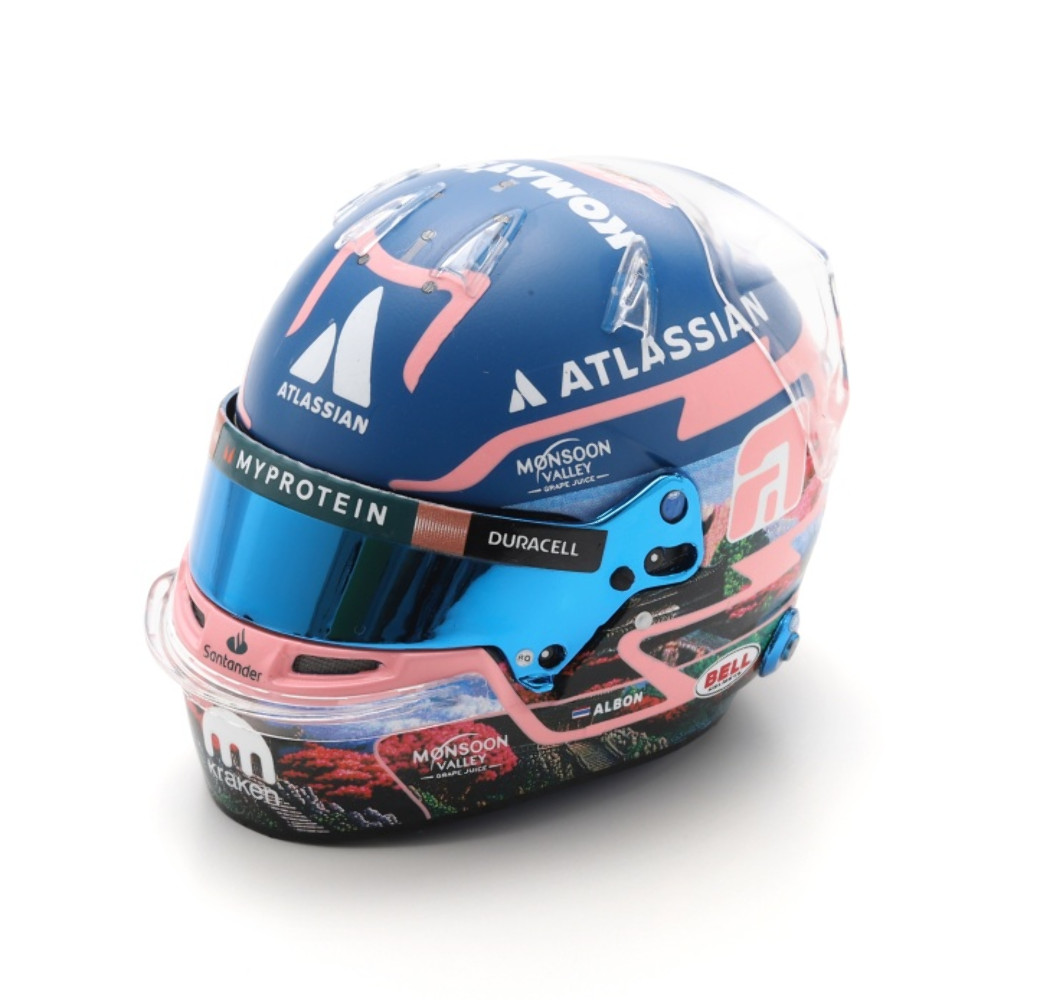 Spark Alexander Albon Japanese F1 Grand Prix 2025 Replica Helmet 1/5 Scale 5HF20