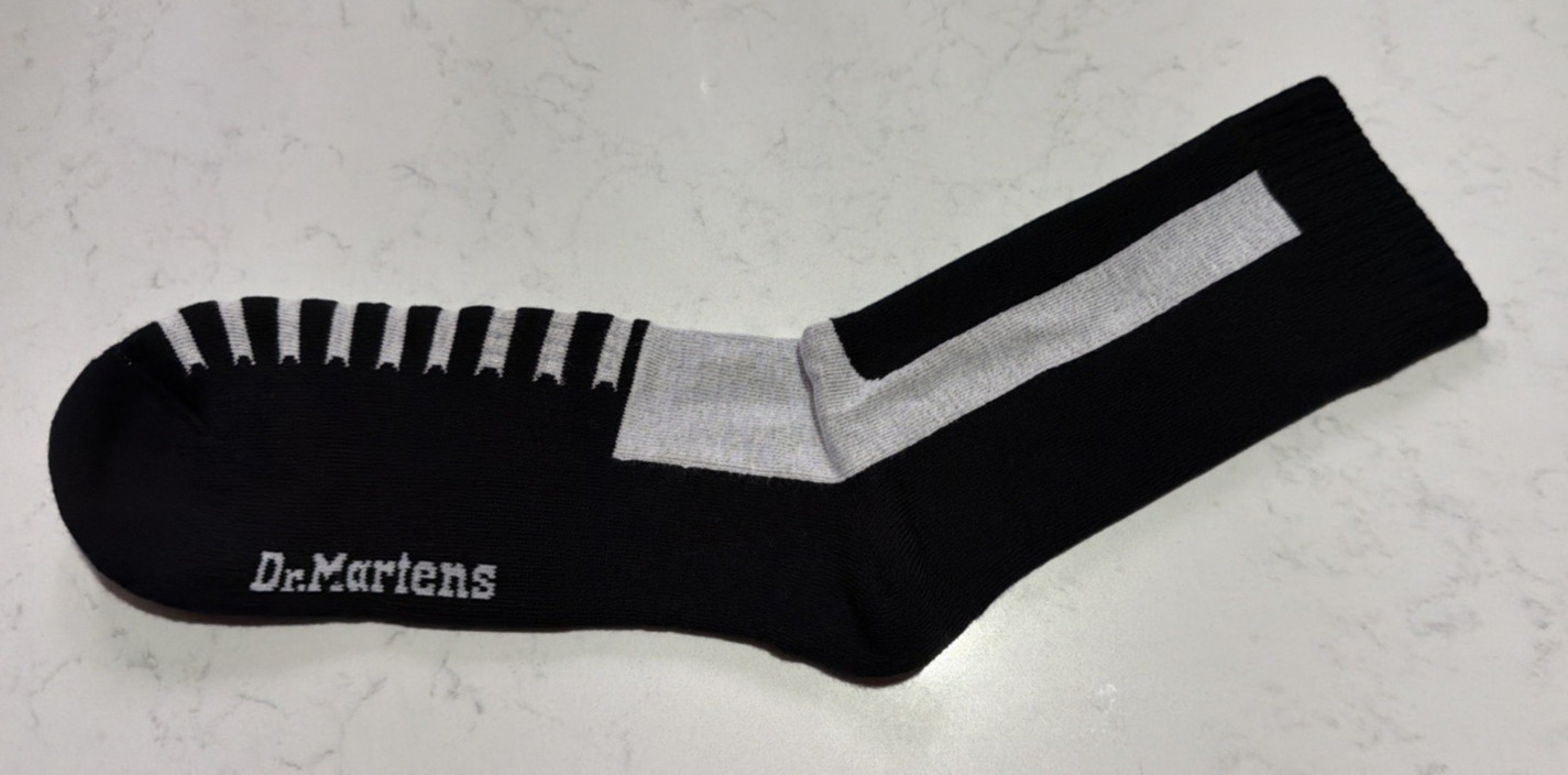 Dr. Martens The Double Doc Sock Small Medium Large Unisex Athletic Logo thumbnail 19