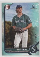 2022 Bowman Draft Aqua 61/199 Walter Ford #BD-187 10qe
