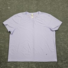 Lululemon Shirt Womens Large Purple Short Sle...