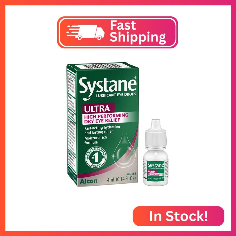 Systane Ultra Lubricant Eye Drops,0.14 Fl Oz (Pack of 1)