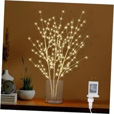 33in Birch Light Tree with 180 LED Lights, Twinkling Lighted Tree Birch Tree