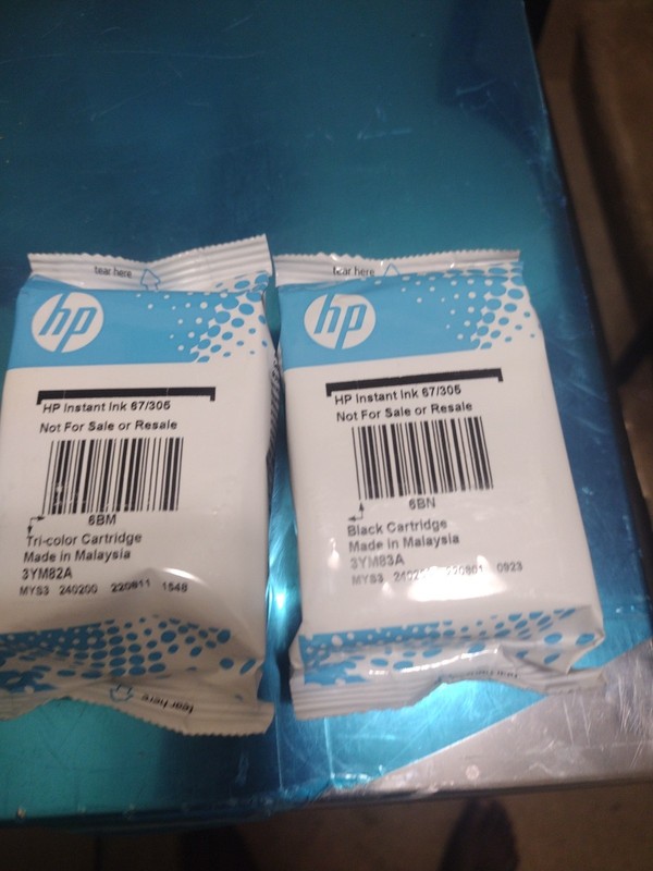 Genuine HP 67 Ink Cartridge Black Tri Color Combo 2752 4152 6052 6455 Printer