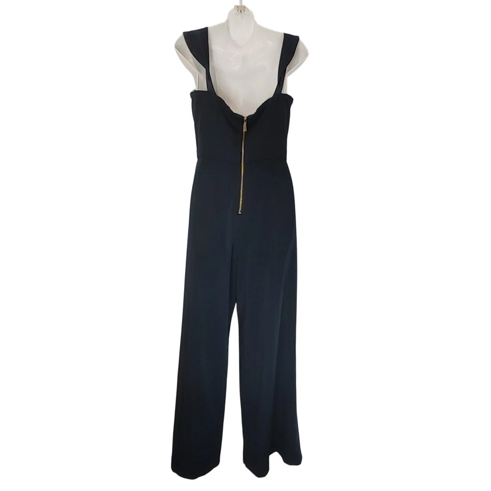 Jay Godfrey Brin комбинезон с плеча широкие ноги полночь темно-синий женщин размер 8 - Изображение 2 из 4