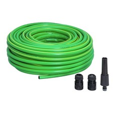 McGregor 25m Garden Hose Set Spray Nozzle Connectors USED No Tap Fitting