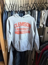 Vintage 90s Clemson Tigers Hoodie Size Small Sweatshirt