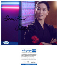 Alicia Hannah-Kim 'Cobra Kai' Signed 8x10 Photo 'Sensei Kim Da-Eun' ACOA