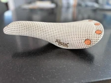 Rare First Edition Selle San Marco Regal Girardi  White with Cast Alloy Rails