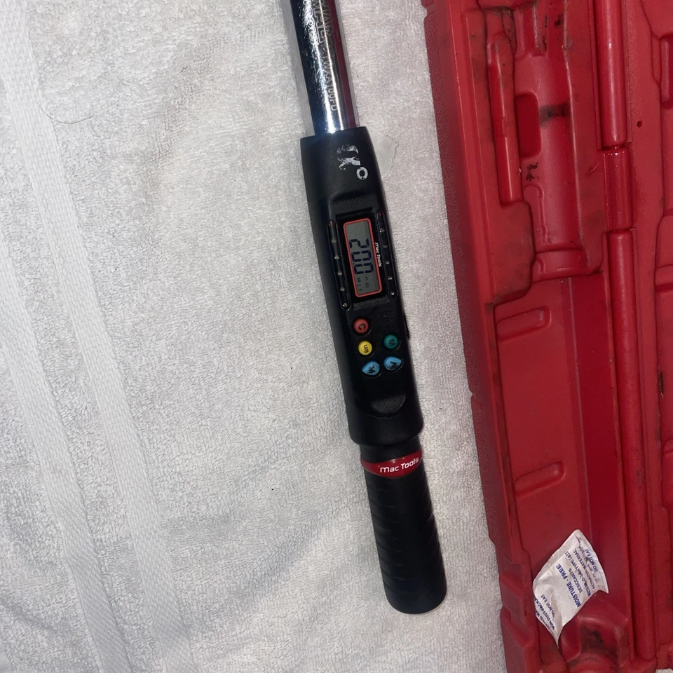 MAC TOOLS TWXA100FD Digital Flex Head Angle Torque Wrench 3/8" dr. 5-100 ft-lbs. - Image 3 of 4