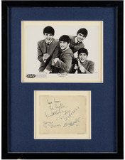 The Beatles Signed Autographs 1963 with Caiazzo LOA