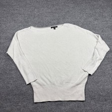 Banana Republic Top Women S Gray Ribbed Dolma...