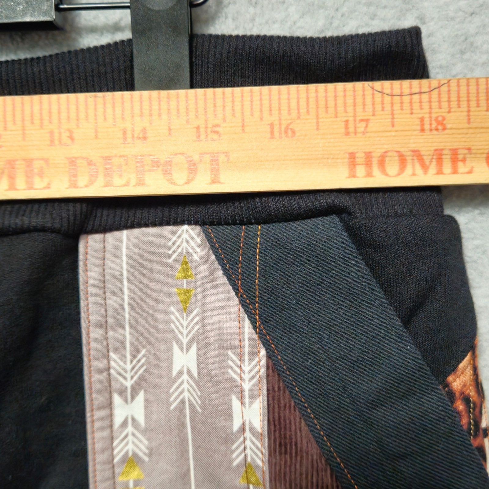 LOBO CREATIONS Patchwork Joggers Large Handmade T… - image 5