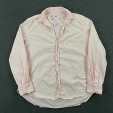 Frank Eileen The "Eileen" Famous Denim Shirt size Large Relaxed Fit Light Pink
