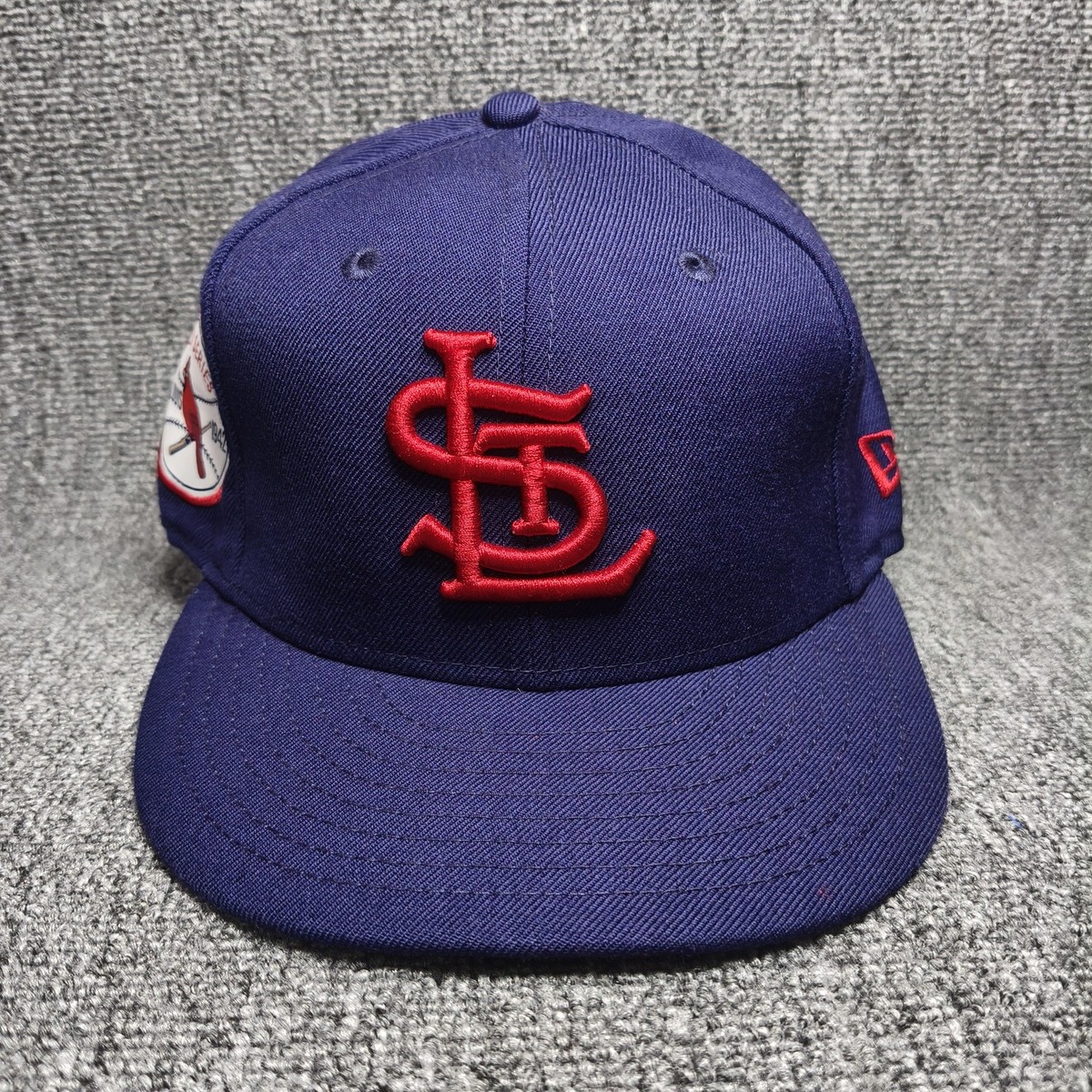 New Era 59FIFTY St. Louis Cardinals 1942 World Series Fitted Hat 7 3/8 Navy