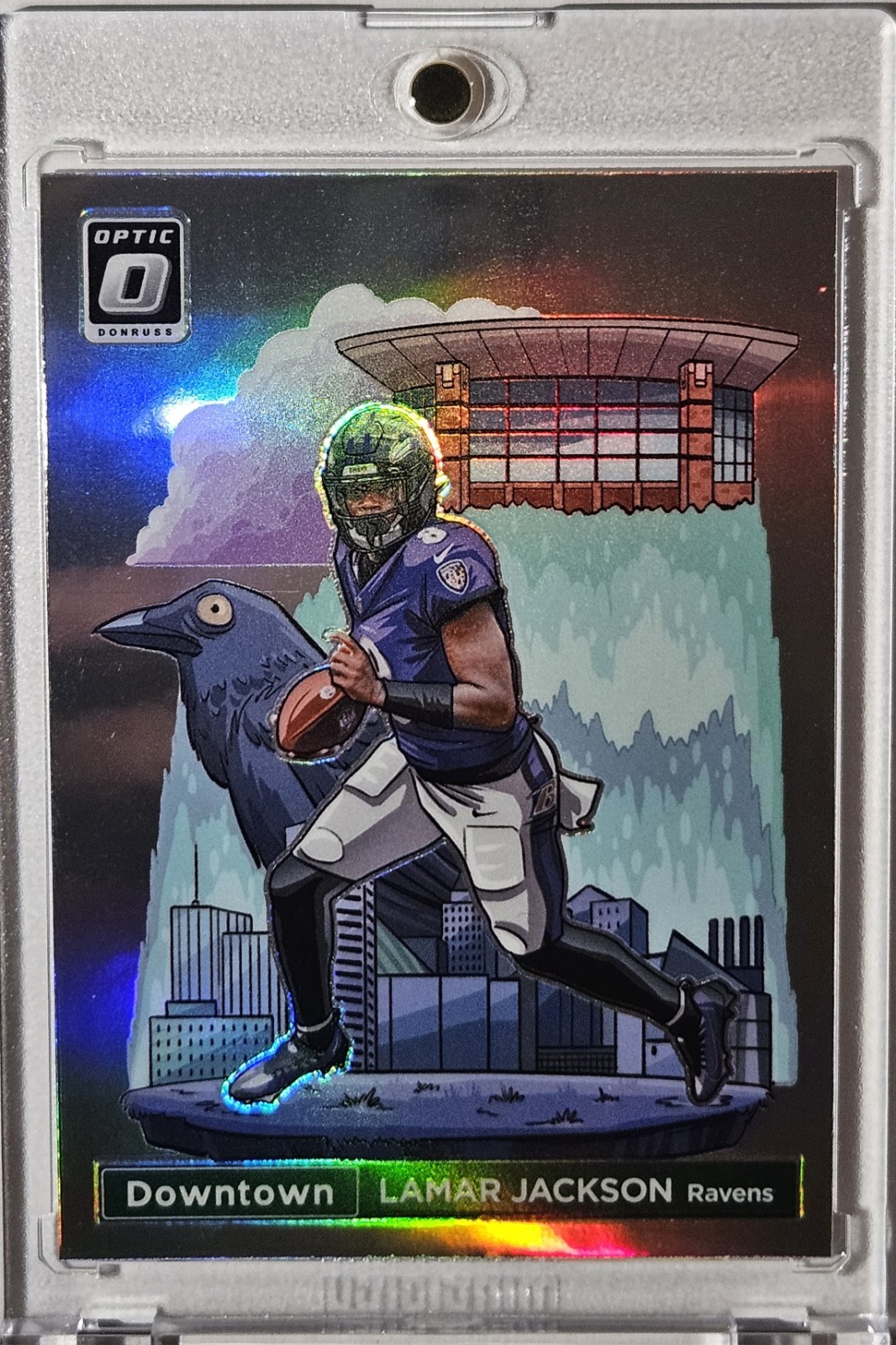 2024 Donruss Optic Lamar Jackson #1 Downtown CASE HIT Baltimore Ravens 🔥