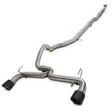 CATBACK AUSPUFFANLAGE MIT ENDROHREN AUS KOHLEFASER FÜR FIAT 500 ABARTH 1.4 08-15 CATBACK AUSPUFFANLAGE MIT ENDROHREN AUS KOHLEFASER FÜR FIAT 500 ABARTH 1.4 08-15
