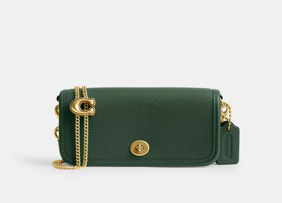 NWT Coach Dinky Bag 14 Mini Crossbody Hunter Green CZ108