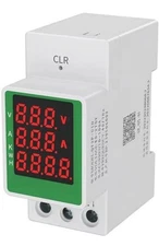 Electric Power Meter Monitor Watt Power KWH Din Rail AC 110V 220V 100A Voltmeter
