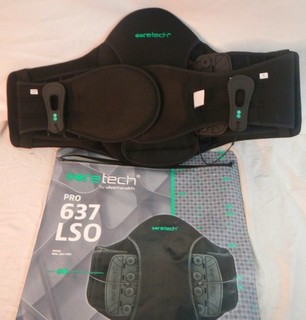 Coretech Pro 637 LSO Back Brace Adjustable Medical Support By Vive Health