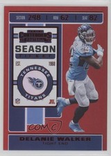 2019 Panini Contenders Season Ticket FOTL FOTL Red Zone Delanie Walker #29 0b3