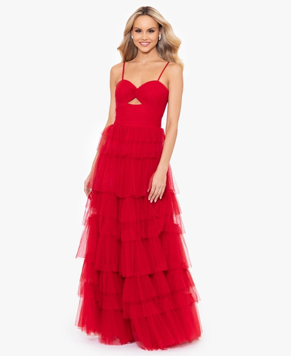 open lace back dress Red Heart Flocked Mesh Mini Dress