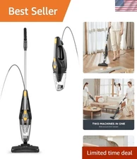 Corded Lightweight 3-in-1 Vacuum Cleaner: Powerful Suction for Home & Dorm Use