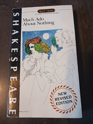 1989 Signet Classic Shakespeare Much Ado About Nothing Paperback