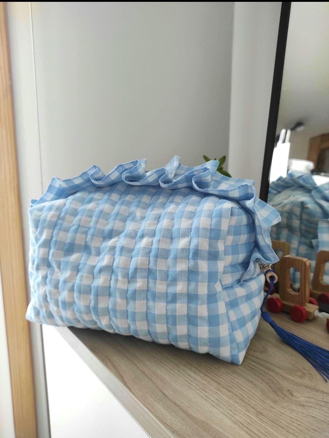 Sac à maquillage étanche contre les fuites pour trousse de toilette voyage femme