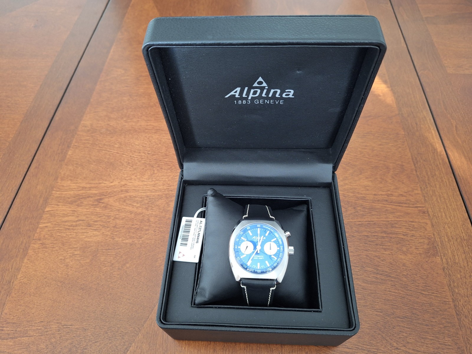 Alpina startimer pilot heritage chrono monopusher AL-727LNN4H6 mint condition